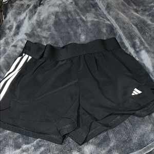 Adidas aeroready Women's Black and White Athletic Shorts